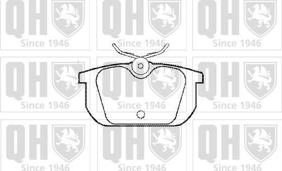 Quinton Hazell BP369 - Bremsbelagsatz, Scheibenbremse alexcarstop-ersatzteile.com