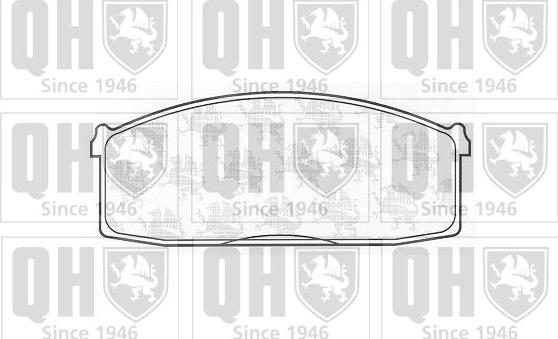 Quinton Hazell BP221 - Bremsbelagsatz, Scheibenbremse alexcarstop-ersatzteile.com