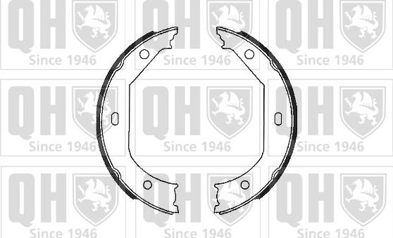 Quinton Hazell BS996 - Bremsbackensatz, Feststellbremse alexcarstop-ersatzteile.com