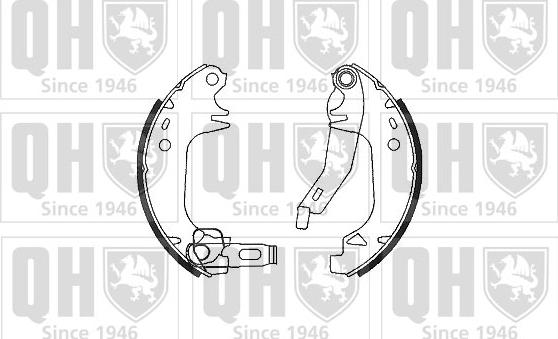 Quinton Hazell BS901 - Bremsbackensatz alexcarstop-ersatzteile.com