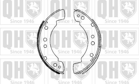 Quinton Hazell BS531 - Bremsbackensatz alexcarstop-ersatzteile.com