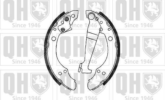 Quinton Hazell BS601 - Bremsbackensatz alexcarstop-ersatzteile.com