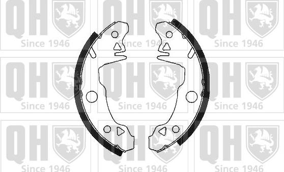 Quinton Hazell BS618 - Bremsbackensatz alexcarstop-ersatzteile.com