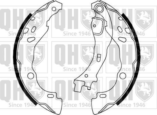 Quinton Hazell BS1156 - Bremsbackensatz alexcarstop-ersatzteile.com