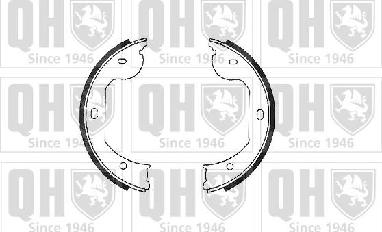 Quinton Hazell BS1118 - Bremsbackensatz, Feststellbremse alexcarstop-ersatzteile.com