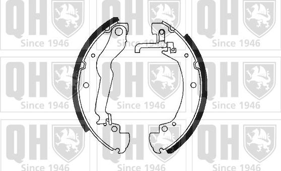 Quinton Hazell BS891 - Bremsbackensatz alexcarstop-ersatzteile.com