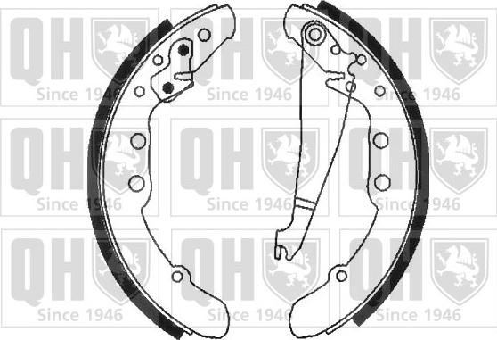 Quinton Hazell BS883 - Bremsbackensatz alexcarstop-ersatzteile.com