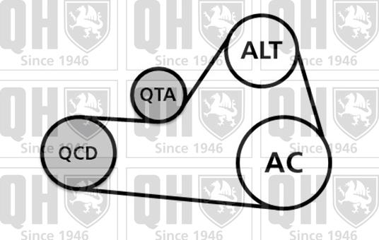 Quinton Hazell QDK68 - Keilrippenriemensatz alexcarstop-ersatzteile.com