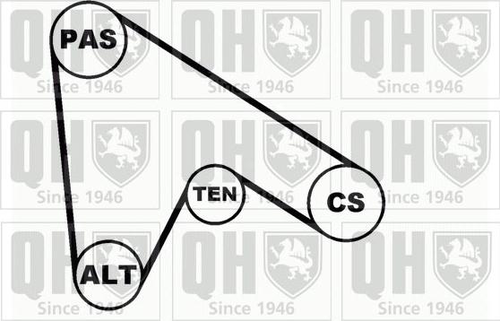 Quinton Hazell QDK27 - Keilrippenriemensatz alexcarstop-ersatzteile.com