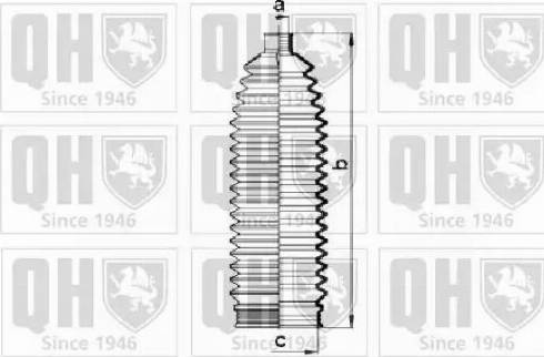 Quinton Hazell QG1443 - Faltenbalgsatz, Lenkung alexcarstop-ersatzteile.com