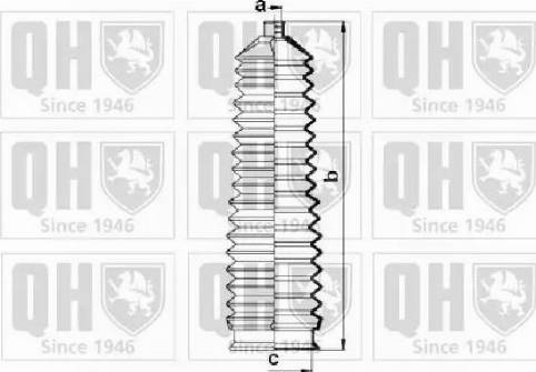 Quinton Hazell QG1470 - Faltenbalgsatz, Lenkung alexcarstop-ersatzteile.com