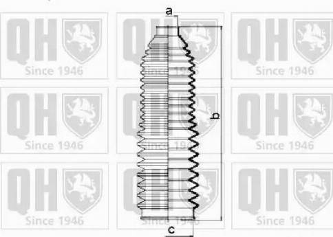 Quinton Hazell QG1297 - Faltenbalgsatz, Lenkung alexcarstop-ersatzteile.com