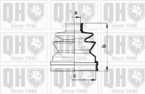 Quinton Hazell QJB993 - Faltenbalg, Antriebswelle alexcarstop-ersatzteile.com