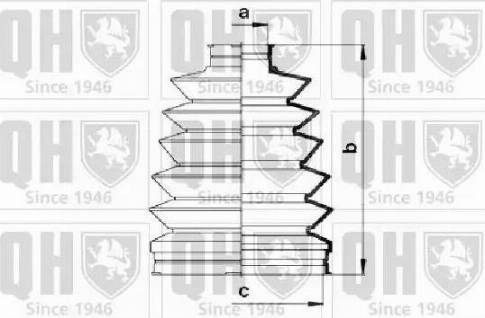 Quinton Hazell QJB900 - Faltenbalg, Antriebswelle alexcarstop-ersatzteile.com