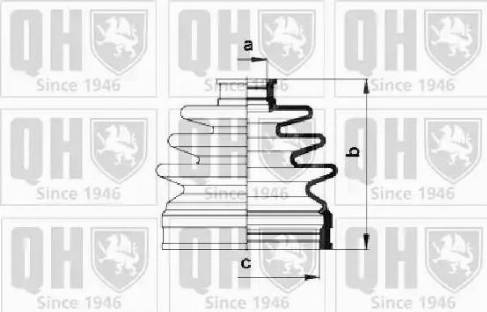 Quinton Hazell QJB985 - Faltenbalg, Antriebswelle alexcarstop-ersatzteile.com