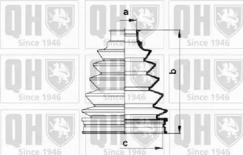 Quinton Hazell QJB930 - Faltenbalg, Antriebswelle alexcarstop-ersatzteile.com