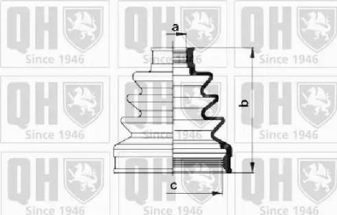 Quinton Hazell QJB979 - Faltenbalg, Antriebswelle alexcarstop-ersatzteile.com