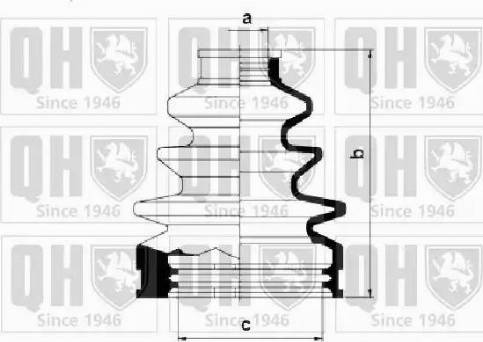 Quinton Hazell QJB499 - Faltenbalg, Antriebswelle alexcarstop-ersatzteile.com