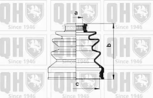 Quinton Hazell QJB475 - Faltenbalg, Antriebswelle alexcarstop-ersatzteile.com