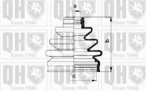 Quinton Hazell QJB477 - Faltenbalg, Antriebswelle alexcarstop-ersatzteile.com