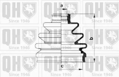 Quinton Hazell QJB569 - Faltenbalg, Antriebswelle alexcarstop-ersatzteile.com