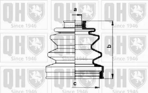 Quinton Hazell QJB532 - Faltenbalg, Antriebswelle alexcarstop-ersatzteile.com