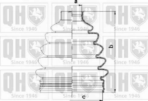 Quinton Hazell QJB1063 - Faltenbalg, Antriebswelle alexcarstop-ersatzteile.com