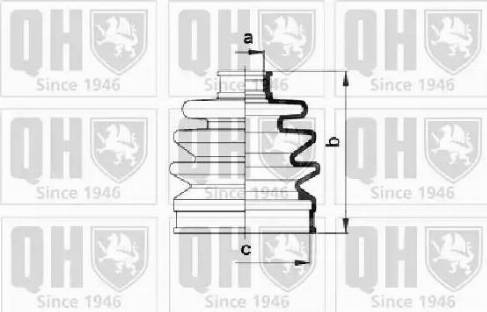 Quinton Hazell QJB106 - Faltenbalg, Antriebswelle alexcarstop-ersatzteile.com