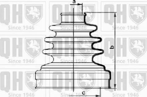 Quinton Hazell QJB1016 - Faltenbalg, Antriebswelle alexcarstop-ersatzteile.com