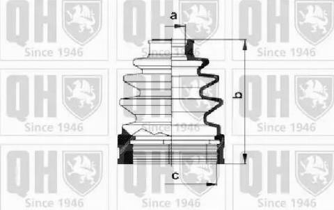 Quinton Hazell QJB1011 - Faltenbalg, Antriebswelle alexcarstop-ersatzteile.com