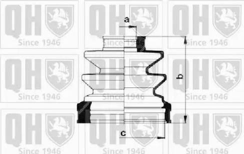 Quinton Hazell QJB1018 - Faltenbalg, Antriebswelle alexcarstop-ersatzteile.com