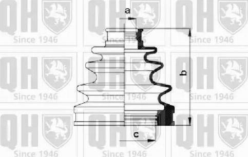 Quinton Hazell QJB1031 - Faltenbalg, Antriebswelle alexcarstop-ersatzteile.com