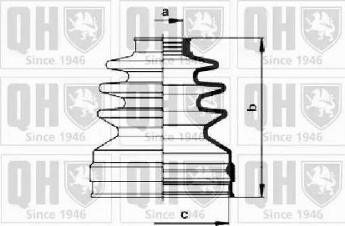 Quinton Hazell QJB1024 - Faltenbalg, Antriebswelle alexcarstop-ersatzteile.com