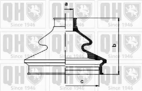 Quinton Hazell QJB1158 - Faltenbalg, Antriebswelle alexcarstop-ersatzteile.com