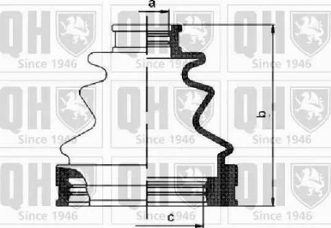 Quinton Hazell QJB1157 - Faltenbalg, Antriebswelle alexcarstop-ersatzteile.com