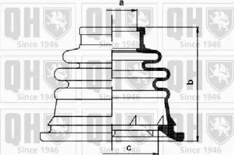 Quinton Hazell QJB1126 - Faltenbalg, Antriebswelle alexcarstop-ersatzteile.com