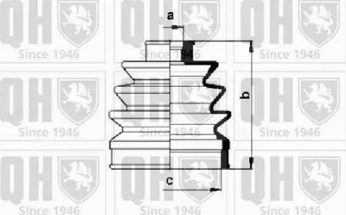 Quinton Hazell QJB127 - Faltenbalg, Antriebswelle alexcarstop-ersatzteile.com