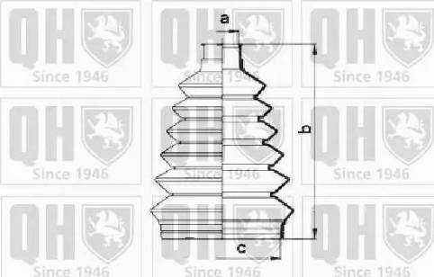 Quinton Hazell QJB866 - Faltenbalg, Antriebswelle alexcarstop-ersatzteile.com