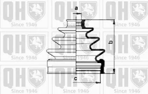 Quinton Hazell QJB860 - Faltenbalg, Antriebswelle alexcarstop-ersatzteile.com