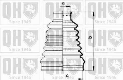 Quinton Hazell QJB880 - Faltenbalg, Antriebswelle alexcarstop-ersatzteile.com