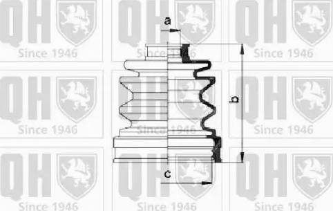 Quinton Hazell QJB352 - Faltenbalg, Antriebswelle alexcarstop-ersatzteile.com