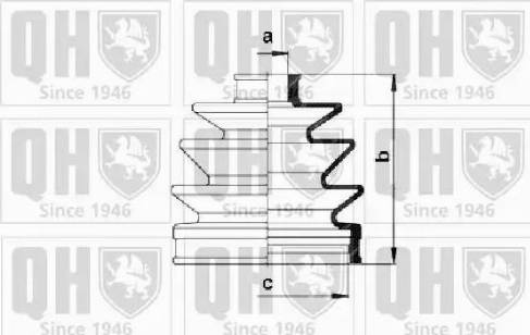 Quinton Hazell QJB247 - Faltenbalg, Antriebswelle alexcarstop-ersatzteile.com