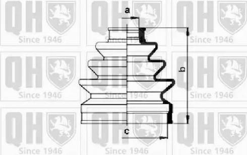 Quinton Hazell QJB269 - Faltenbalg, Antriebswelle alexcarstop-ersatzteile.com