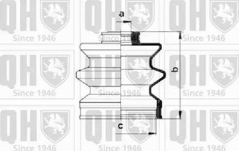 Quinton Hazell QJB2658 - Faltenbalg, Antriebswelle alexcarstop-ersatzteile.com