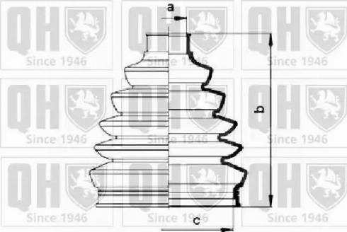 Quinton Hazell QJB2808 - Faltenbalg, Antriebswelle alexcarstop-ersatzteile.com