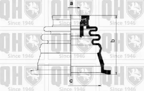 Quinton Hazell QJB232 - Faltenbalg, Antriebswelle alexcarstop-ersatzteile.com