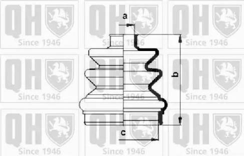 Quinton Hazell QJB2729 - Faltenbalg, Antriebswelle alexcarstop-ersatzteile.com