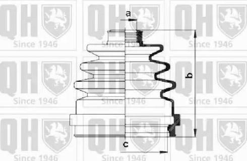 Quinton Hazell QJB277 - Faltenbalg, Antriebswelle alexcarstop-ersatzteile.com