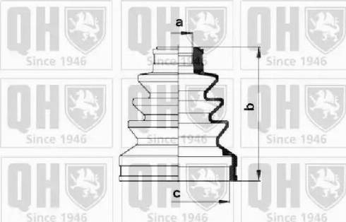 Quinton Hazell QJB785 - Faltenbalg, Antriebswelle alexcarstop-ersatzteile.com