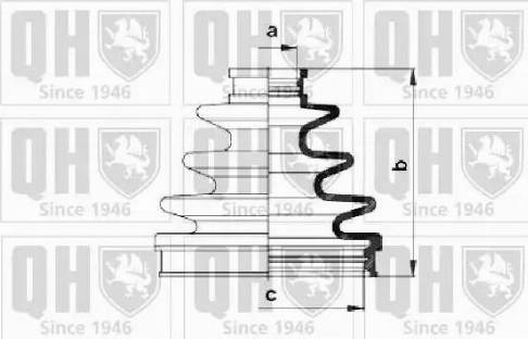 Quinton Hazell QJB771 - Faltenbalg, Antriebswelle alexcarstop-ersatzteile.com